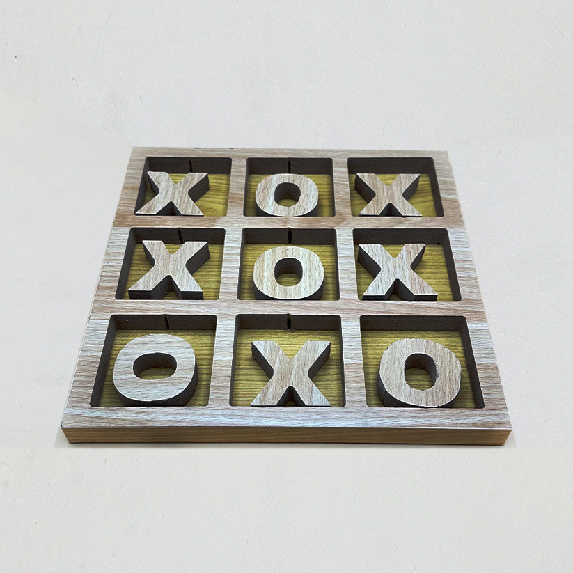 Tic Tac Toe Wooden Board Game