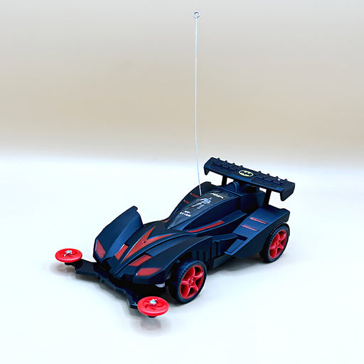 Plastic High Speed Racing Batman Remote Control Toy Car For Kids - Black And Red