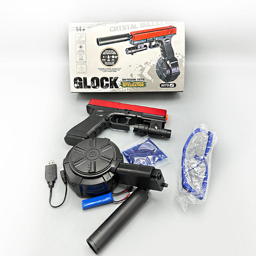 Glock 807 Electric Gel Blasters Gun Gel Ball Beads Pistol Gun Weapons Toy for Boys Automatic Gel Gun Kids Adult Outdoor Games