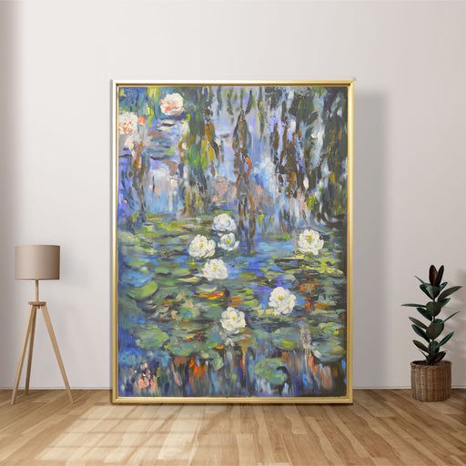 HANDMADE Floral Painting on Canvas - Home Decor