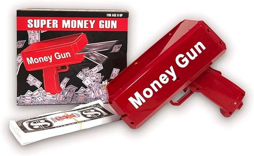 Money Gun Toy Money Gun Party Gun Shoots Fake Dollar Banknotes for Supreme Fun