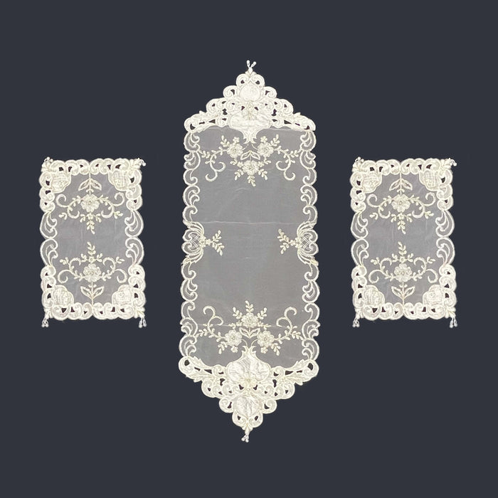 PEARLS 3PC SET - Table Runners