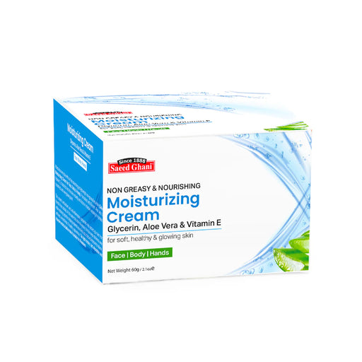 Non Greasy Moisturizing Cream with Aloe Vera, Glycerin & Vitamin E