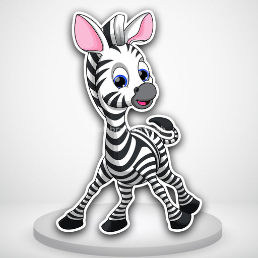 Zebra Jungle Theme Cutout